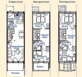 Mustergrundriss Ferienhaus Typ Z Anker